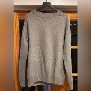 Fjallraven Men's Greenland Re-Wool  Crewneck Sweater Marbled Coloring